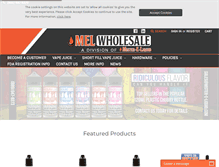 Tablet Screenshot of melwholesale.com